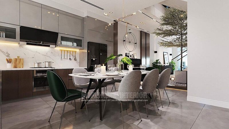 Nhanh tay sở hữu bộ bàn ăn hiện đại cho nhà chung cư được ưa chuông hiện nay